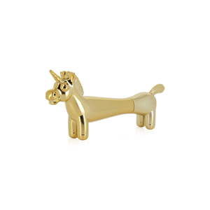 Długopis w kształcie jednorożca w złotym kolorze npw™ Pups To Go Unicorn