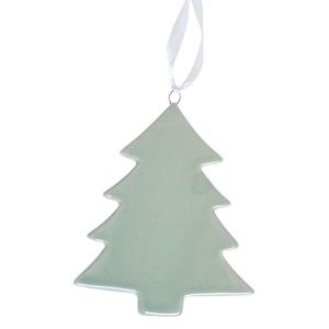 Zielona wisząca choinka ceramiczna Ewax Christmas Tree