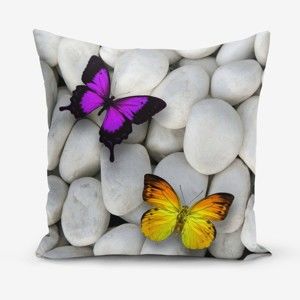 Poszewka na poduszkę z domieszką bawełny Minimalist Cushion Covers Double Butterfly, 45x45 cm