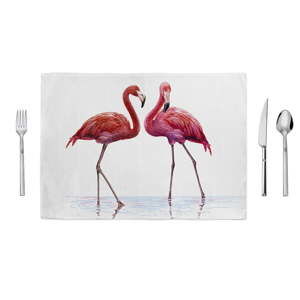 Mata kuchenna Home de Bleu Tropical Talking Flamingos, 35x49 cm