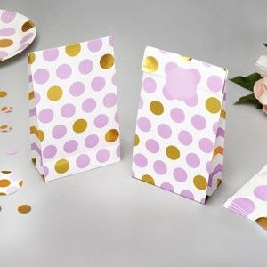 Zestaw 5 dekoracyjnych torebek papierowych Neviti Pattern Works