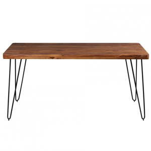 Stół z litego drewna sheesham Skyport BAGLI, 160x80 cm