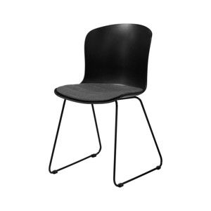Czarne krzesło do jadalni Interstil Story Duro