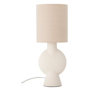 Beżowa lampa stołowa z tekstylnym kloszem (wysokość 54,5 cm) Sergio – Bloomingville