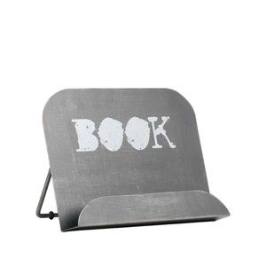 Szary metalowy stojak na książkę LABEL51