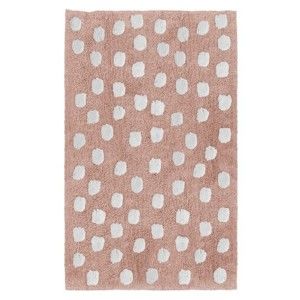 Różowy dywan dziecięcy Tanuki Stones, 120x160 cm
