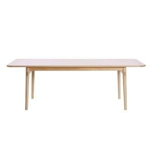 Stół do jadalni z drewna dębowego We47 Havvej, 175x92 cm 