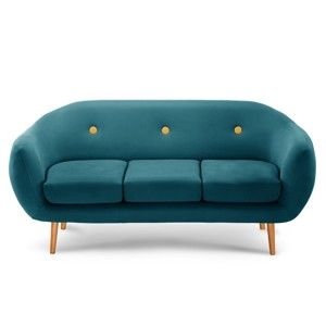 Zielona sofa 3-osobowa Scandi by Stella Cadente Maison