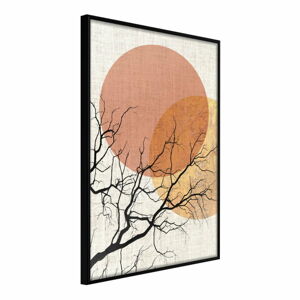 Plakat w ramie Artgeist Gloomy Tree, 20x30 cm