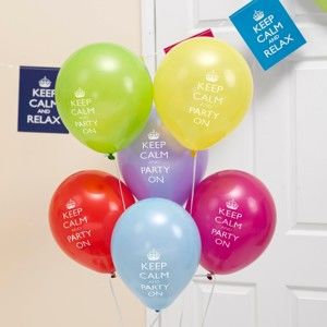 Zestaw 8 balonów Neviti Keep Calm