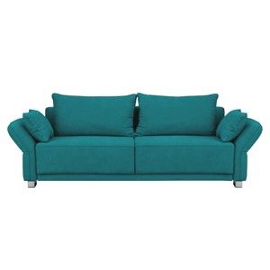 Turkusowa 3-osobowa sofa rozkładana Windsor & Co Sofas Casiopeia