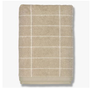 Beżowe bawełniane ręczniki zestaw 2 szt. 40x60 cm Tile Stone – Mette Ditmer Denmark