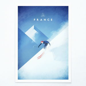 Plakat Travelposter Ski France, A2