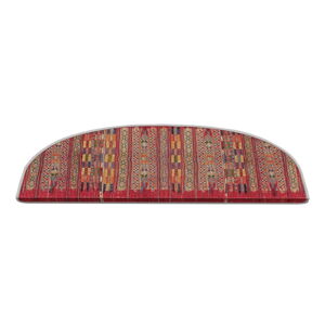 Czerwone dywaniki na schody zestaw 16 szt. 20x65 cm Anatolia – Vitaus