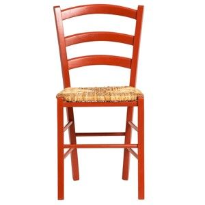 Zestaw 2 czerwonych krzeseł do jadalni Marckeric Paloma