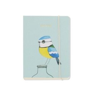 Notes A6 Go Stationery Blue Tit