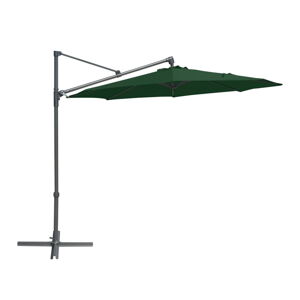Ciemnozielony parasol ogrodowy ø 300 cm Roja – Rojaplast