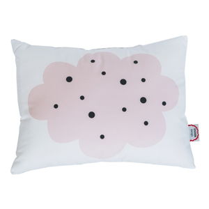 Różowo-biała poduszka VIGVAM Design Cute Cloud