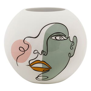 Biały wazon z żywicy polimerowej 22 cm Art – Mauro Ferretti