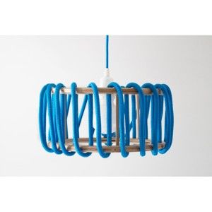 Niebieska lampa wisząca EMKO Macaron, ø 45 cm