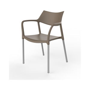 Zestaw 2 brązowych krzeseł ogrodowych Resol Splash