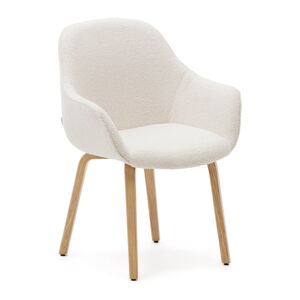 Białe krzesła zestaw 4 szt. Aleli – Kave Home