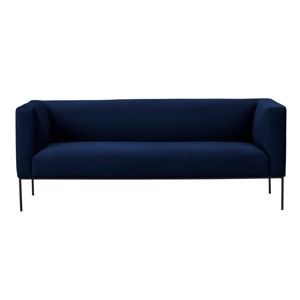 Ciemnoniebieska aksamitna sofa Windsor & Co Sofas Neptune, 195 cm