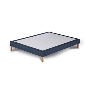 Ciemnoniebieskie łóżko kontynentalne Stella Cadente Maison Venus, 140x200 cm