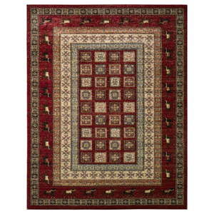 Czerwono-beżowy dywan Schöngeist & Petersen Gemstone Ruro, 80x150 cm