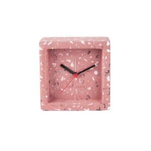 Różowy zegar stołowy z budzikiem Karlsson Franky