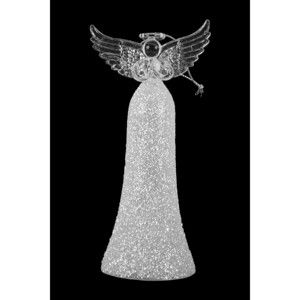 Dekoracyjny aniołek szklany Ego Dekor, wys. 17 cm