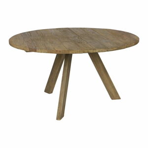 Stół z drewna wiązu BePureHome Tondo, ⌀ 140 cm