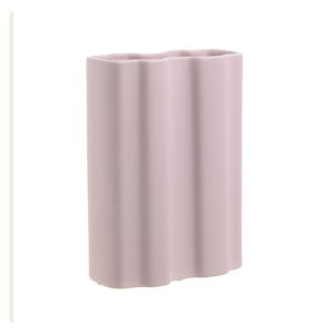 Różowy ceramiczny wazon InArt Abstract, wys. 24 cm