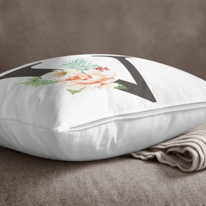 Poszewka na poduszkę Minimalist Cushion Covers Floral Alphabet V, 45x45 cm