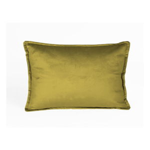 Aksamitna poduszka w kolorze złota Velvet Atelier Golden, 50x35 cm