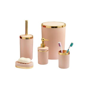 Różowy zestaw akcesoriów łazienkowych – Oyo Concept