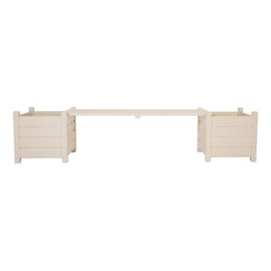 Biała drewniana ławka ogrodowa – Esschert Design