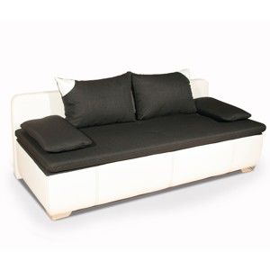 Szaro-biała sofa rozkładana Sinkro Django