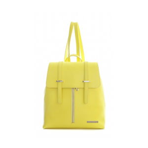 Żółty plecak skórzany Sofia Cardoni Angelica