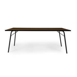 Ciemnobrązowy stół Tenzo Daxx, 90x200 cm