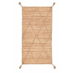 Brązowy dywan tkany ręcznie Nattiot Carpet Elise, 80x150 cm