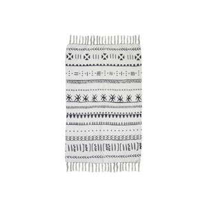 Czarno-biały bawełniany dywan HSM collection Colorful Living Manio, 60x90 cm