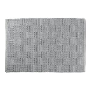Szary bawełniany dywanik łazienkowy Kela Leana, 55x65 cm