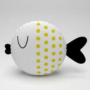 Poduszka dziecięca OYO Kids Fish With Yellow Dots