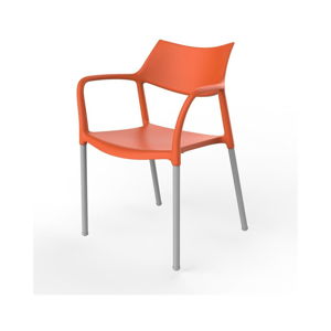 Zestaw 2 pomarańczowych krzeseł ogrodowych Resol Splash