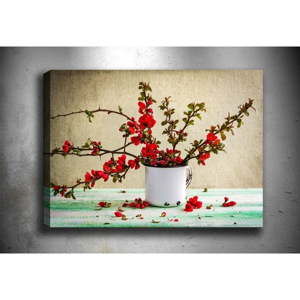 Obraz na płótnie Tablo Center Red Flowers, 40x60 cm