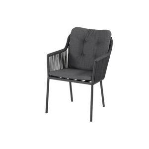 Szare metalowe krzesło ogrodowe Cairo – Hartman