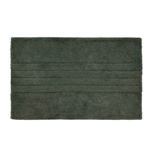 Ciemnozielony dywanik łazienkowy z bio bawełny 50x80 cm Soft – Södahl