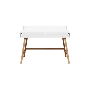 Białe biurko Lotta BELLAMY, szer. 132 cm