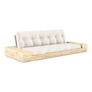 Kremowa rozkładana sofa 244 cm Base – Karup Design